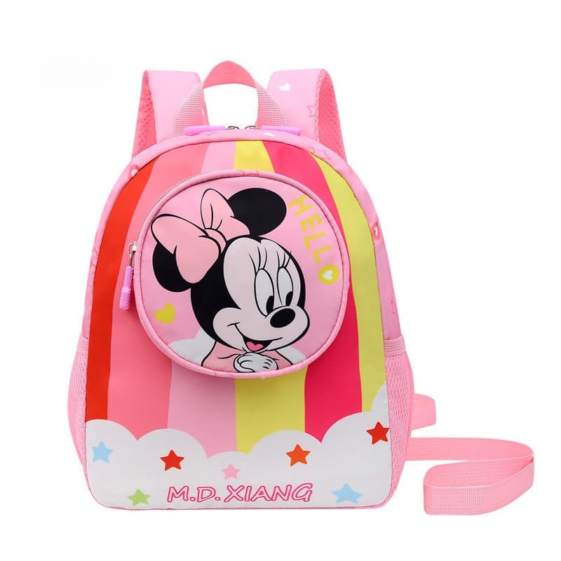 Mochila Infantil Mickey Boy, Nova Mochila Minnie para Jardim de Infância, para Crianças de 3 a 6 Anos, Mochila Bonita pa