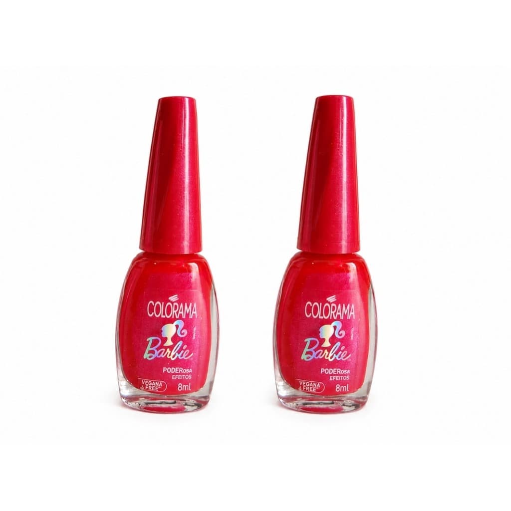 Kit C/2 Esmalte Colorama Babrbie PODERosa Efeitos 8ml