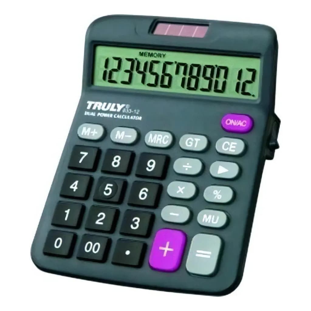 Calculadora De Mesa Procalc 833-12 12 Dígitos Preto Básica