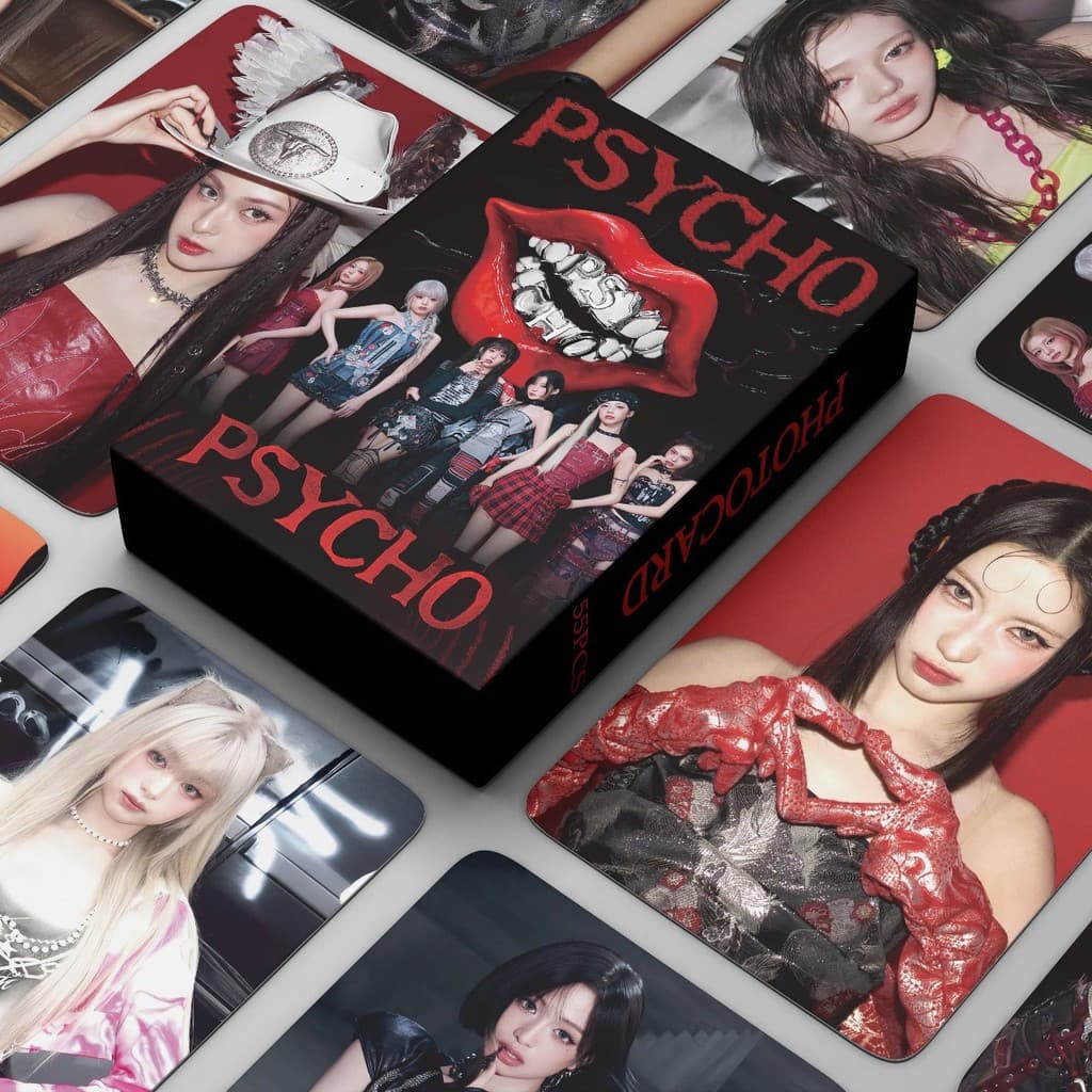 KPOP 55pcs/box BABYMONSTER Photocards PSYCHO KPOP LOMO Card Collection Card