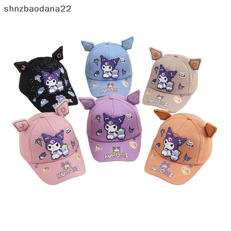 [Shnzd] Novo Chapéu Infantil Sanrio 3D Orelha Anime Língua De Pato Boné De Beisebol Bordado Desenho Animado Bonito Guard
