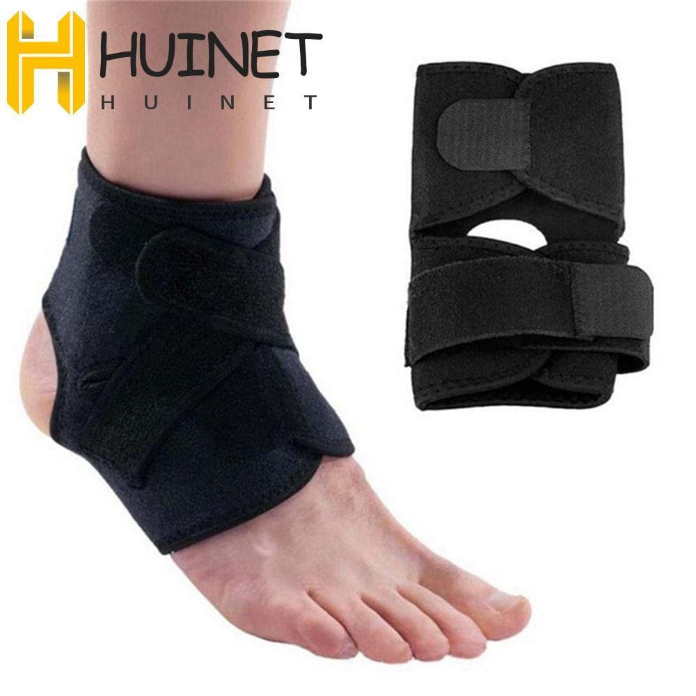 Cinta De Tornozelo HUINET , Suporte De Compressão Ajustável Elástico Para Pés , Proteção Segurança , Basquete
