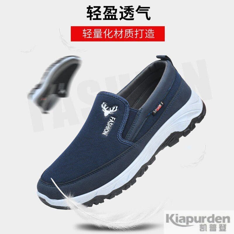 Sapatos de pano antigos de pequim 2025 novo estilo masculino verão Casual esportes respirável antiderrapante sapatos de