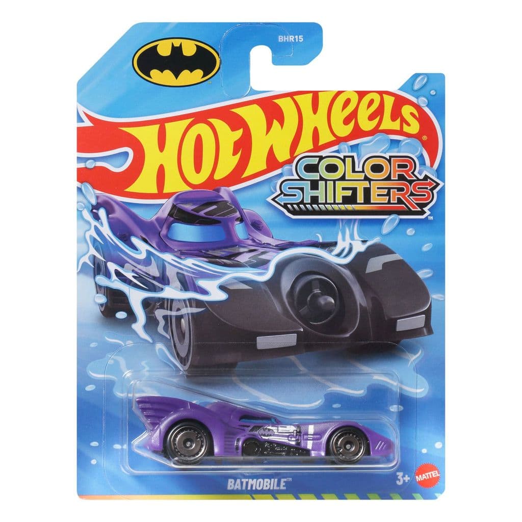 Batmobile - Batmóvel Batman - Carrinho Muda de Cor - Color Shifters - 1/64 - Hot Wheels