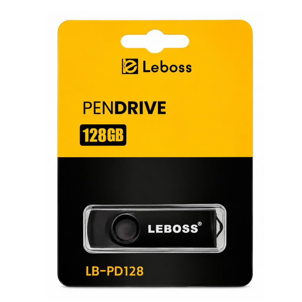 Pendrive 128 GB  - Leboss USB 2.0 e 1.1
