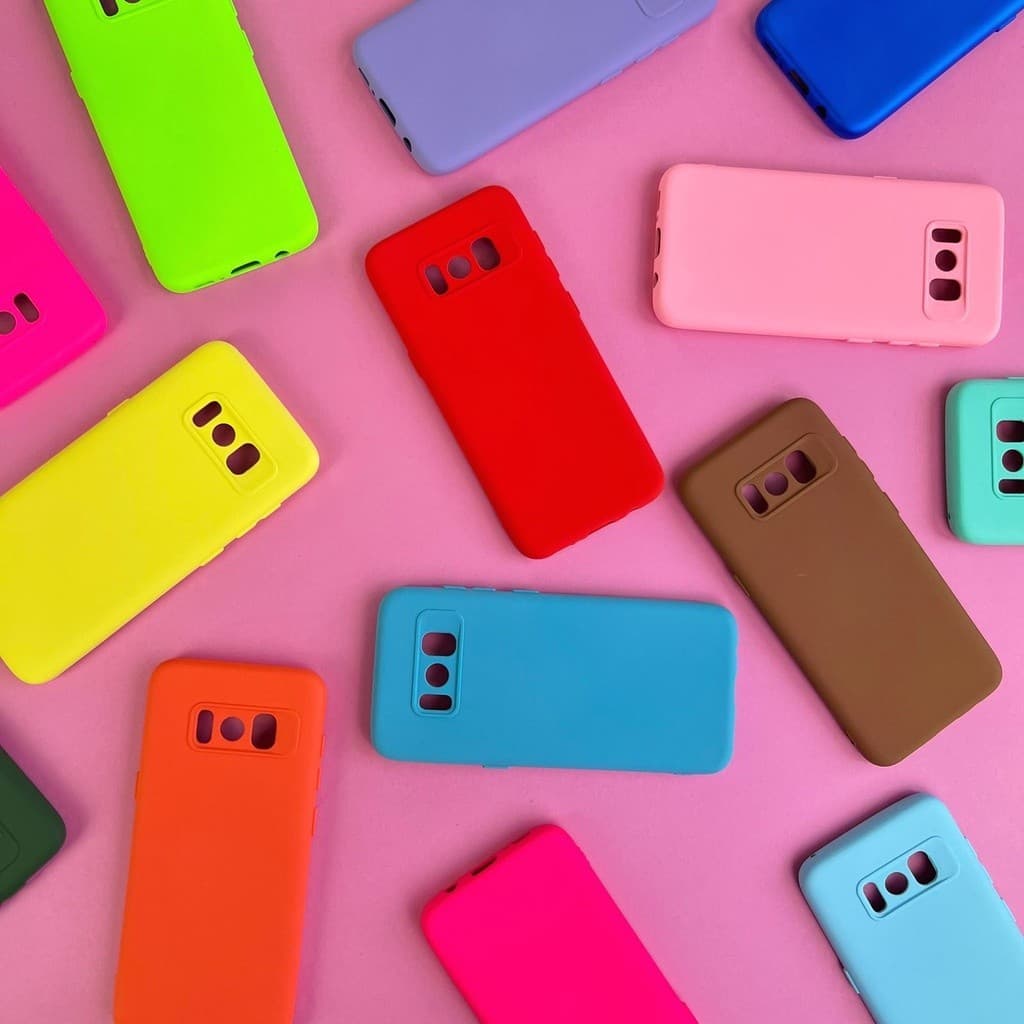 Capinha Para Samsung S8 / Capa Case Silicone Aveludada Colorida Forrada (CF26)