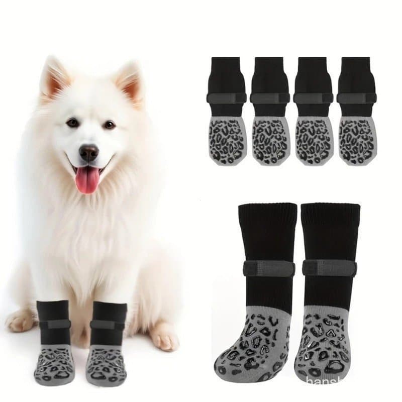 Hi * Sapatos Respiráveis Para Cães Meias Controle Tração Pequenos E Grandes Evitam Patas Excessivas Lambidas Bota