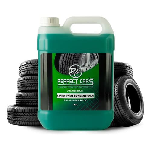 Pneu Pretinho Limpa Pneu Concentrado 5 Litros Perfect Cars