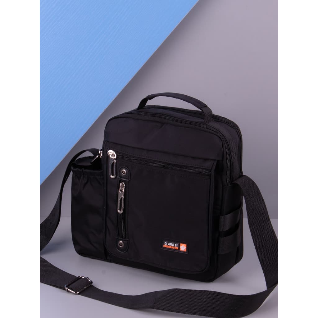 Bolsa mensageiro masculina Oxford pano High-End sentido bolsa de ombro mochila masculina novo estilo passeio portátil bo