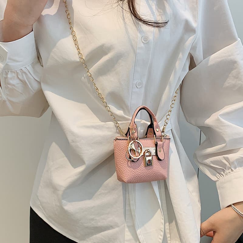 Bolsa Mini senhoras bolsa 2026 nicho moda All-Match decoração Commuter bolsa de ombro feminina