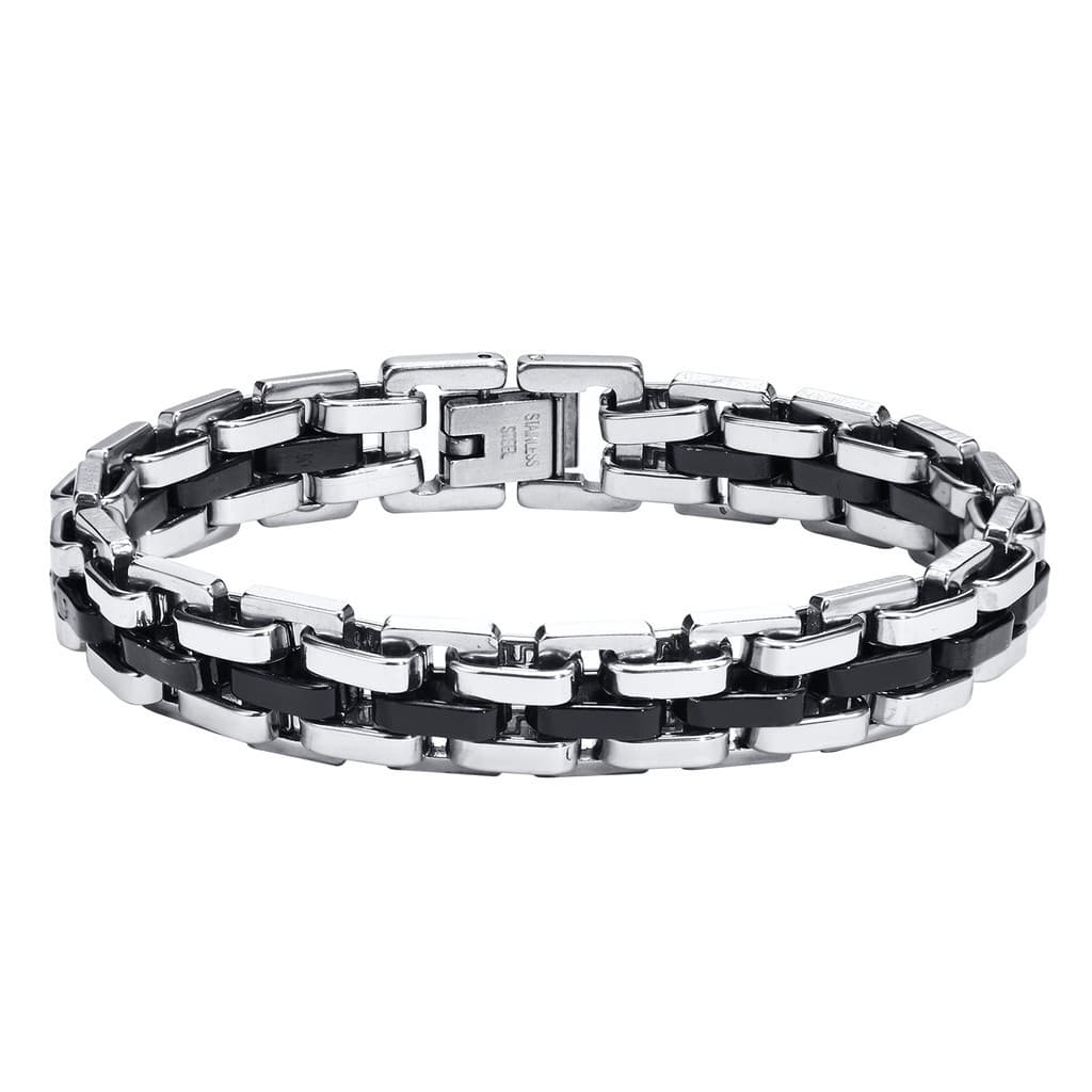 Pulseira masculina de aço inoxidável da marca Vnox