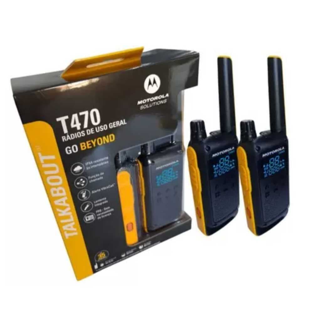 Rádio Comunicador Talkabout Motorola T470 Walk Talk  Até 35km Prova Dágua