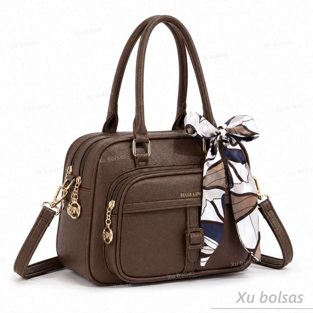 Bolsas Feminina Com Lencinho Alça Lateral Transversal Faixa De Mão De Couro DEC6175#