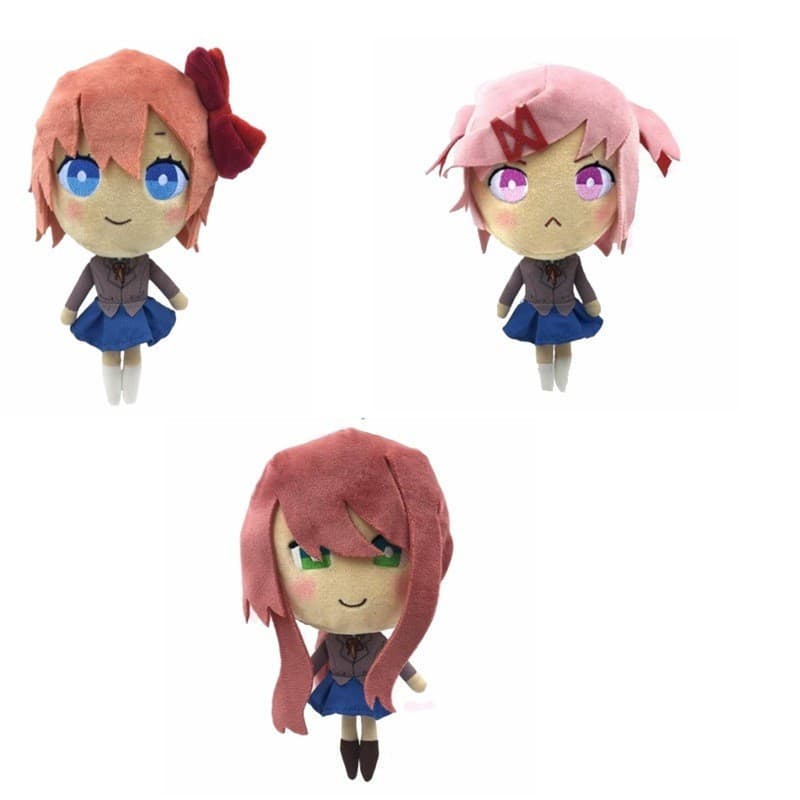 Doki Literatura Clube Boneca De Pelúcia Brinquedo Crianças Anime Desenhos Animados Presentes De Feriado E Aniversário *