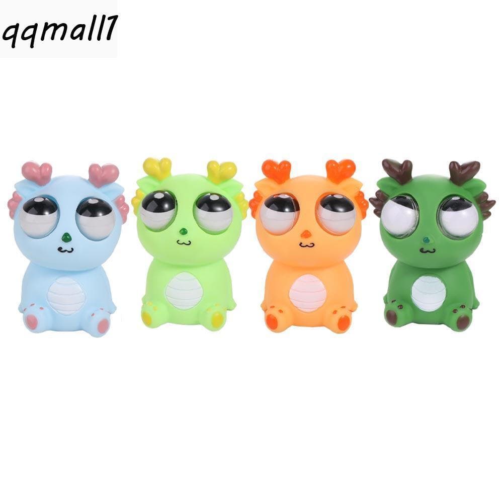 QQMALL1 Dragão De Olho De Explosão , Brinquedos De Bola De Apertar De Animais De Desenho Animado TPR , Alongamento De Ap