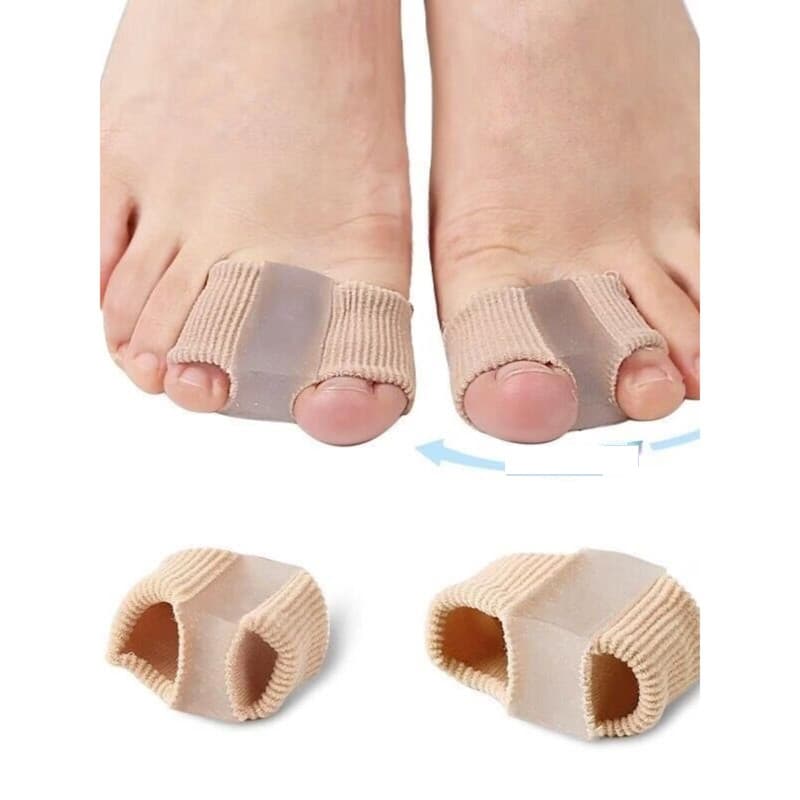 Separador De Dois Dedos Do Pé Hálux Valgus Joanete Corretor Ortopédico Pés Osso Polegar Ajustador Correção Pedicure