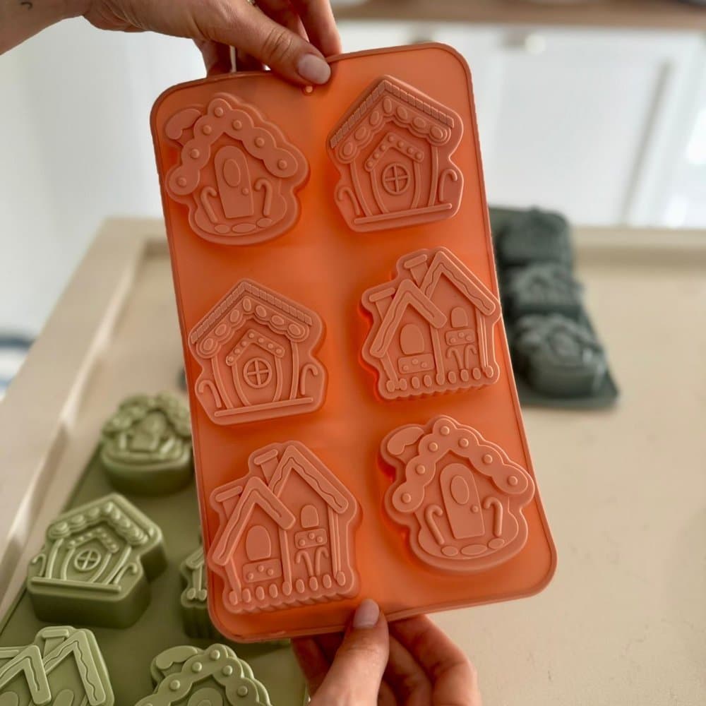 Forma de Silicone Casinhas 28x17cm