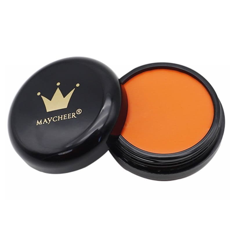 Laranja corretivo fundação creme laranja cor capa sacos de olho manchas sardas lágrima sulco olhos dedicado modificar to