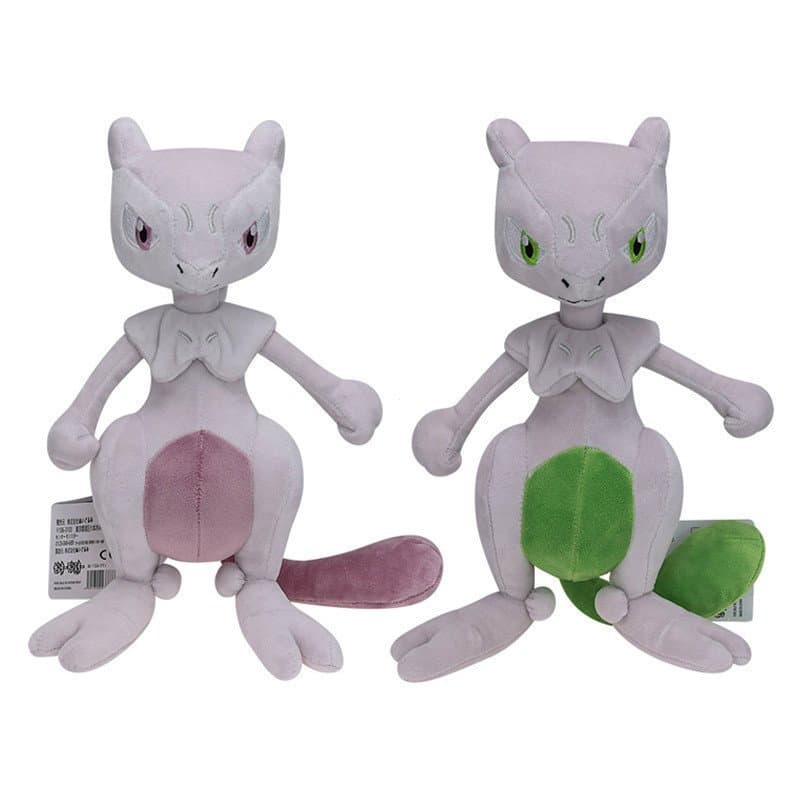 25,5cm Japão Anime Pokemon Figurine Mewtwo Mewtu Mew Plush Toys Doll Tipo Psíquico Macio Recheado Para Crianças Presente