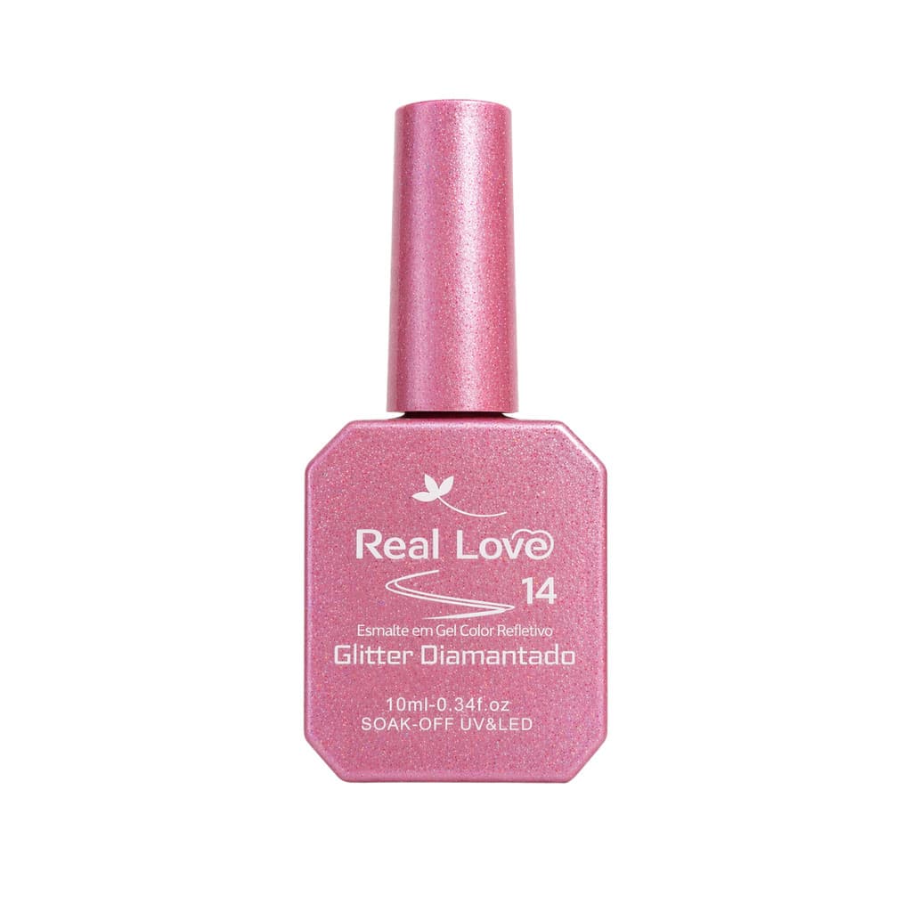 Esmalte em Gel Refletivo Real Love Coleção LT-39 Cor: 14