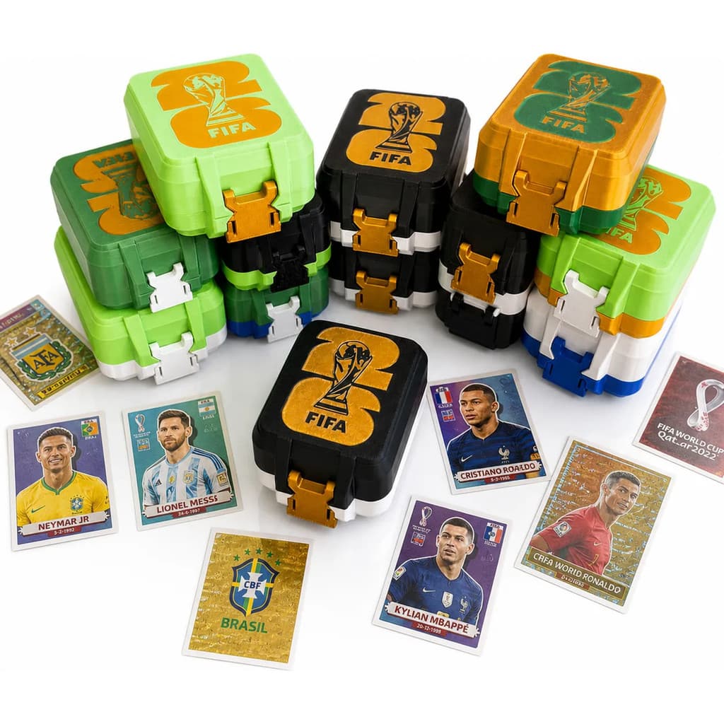 Porta Figurinha Copa Do Mundo 2026 Suporta 200