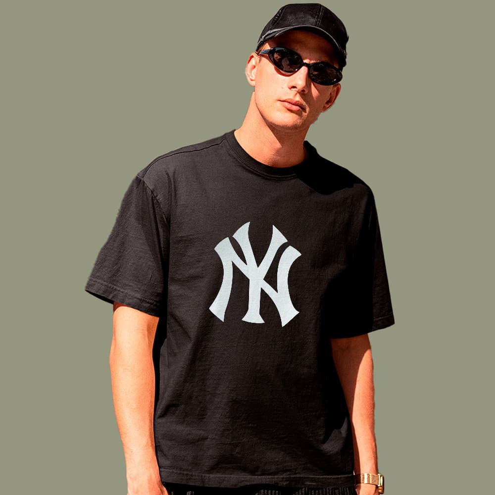 Camiseta Básica New York City Estilo Street Minimalista Casual Elegância