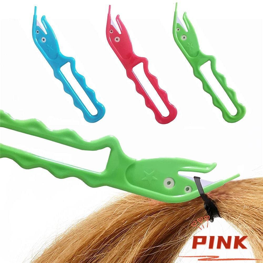 PINK1 8 Pcs Cortador De Faixas De Cabelo Mulheres Para Crianças Meninas Ferramenta Removedor Acessórios De Estilo Fácil