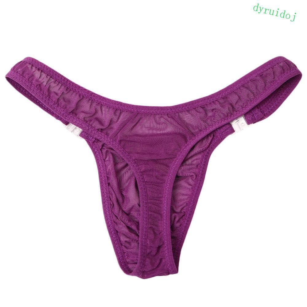 DYRUIDOJ1 Cuecas Shorts Moda Respire Fio Dental