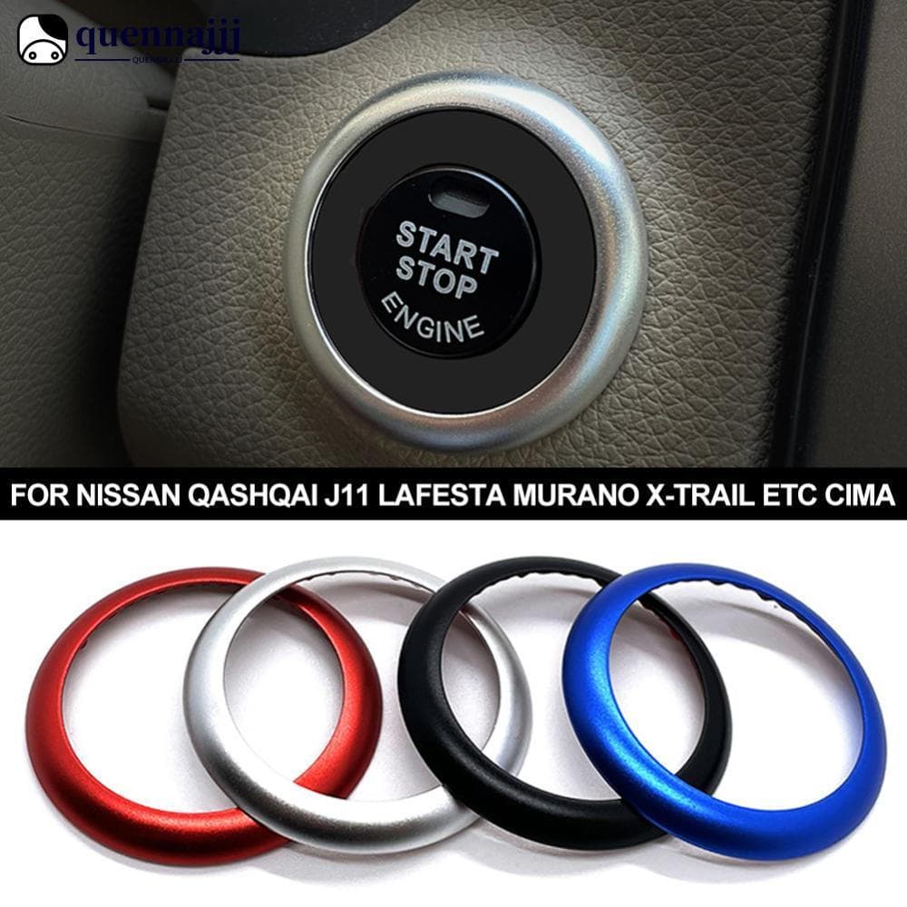 QUENNA Motor De Carro Start Stop Decoração Anel Adesivo Acessórios Interiores Automóveis Para Nissan Qashqai J11 Lafesta