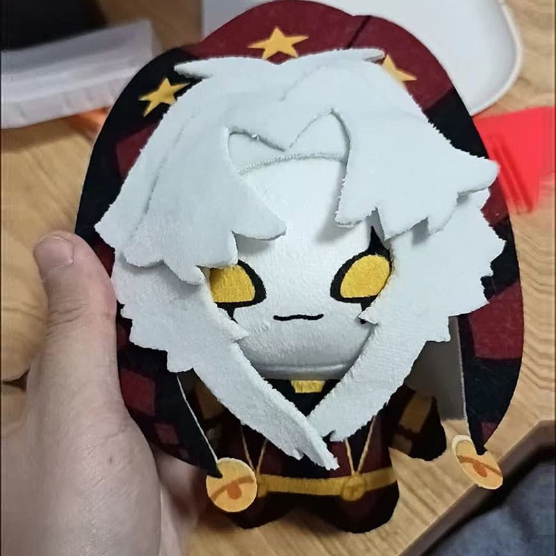 Pierrot Circus 10cm Boneca De Algodão Impresso Anime Pelúcia Pingente Presente