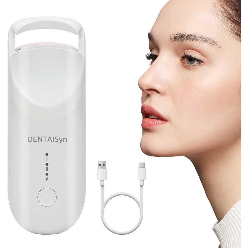 Curvador de Cílios Aquecido - Mini Curvador de Cílios Elétrico para Mulheres com Aquecimento Rápido em 5s e Portátil, Re