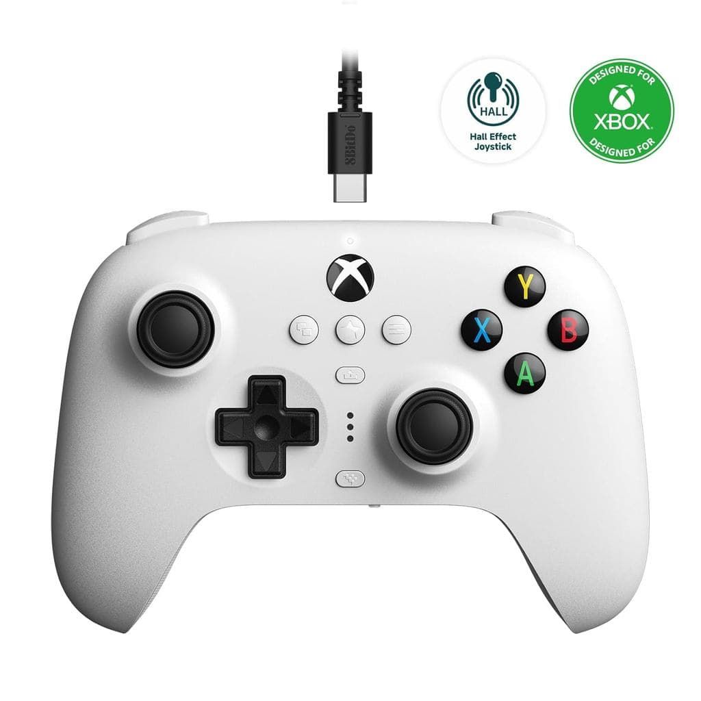 Controle com Fio 8BitDo Ultimate para Xbox, Joysticks e Gatilhos com Efeito Hall, Compatível com Xbox Series X | S, Xbox
