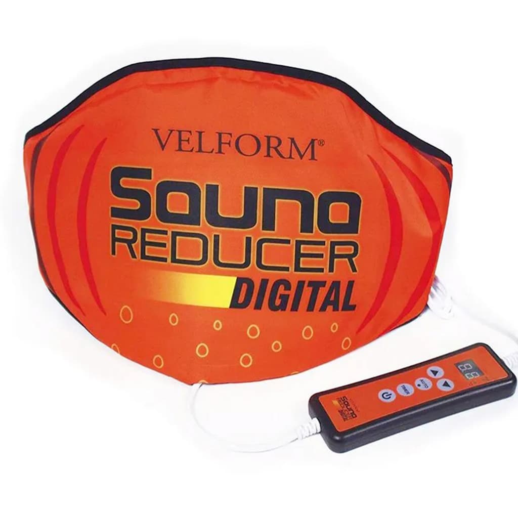 Cinta Térmica Sauna Redutora 220V Queima Gordura Abdomen Barriga