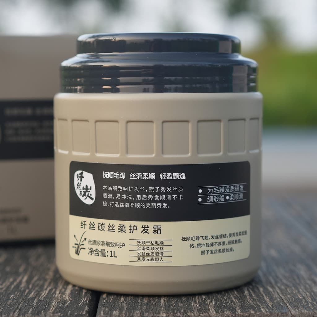 Creme de cabelo sedoso de carbono sedoso máscara de cabelo máscara invertida Kaijie condicionador barbearia reparação de
