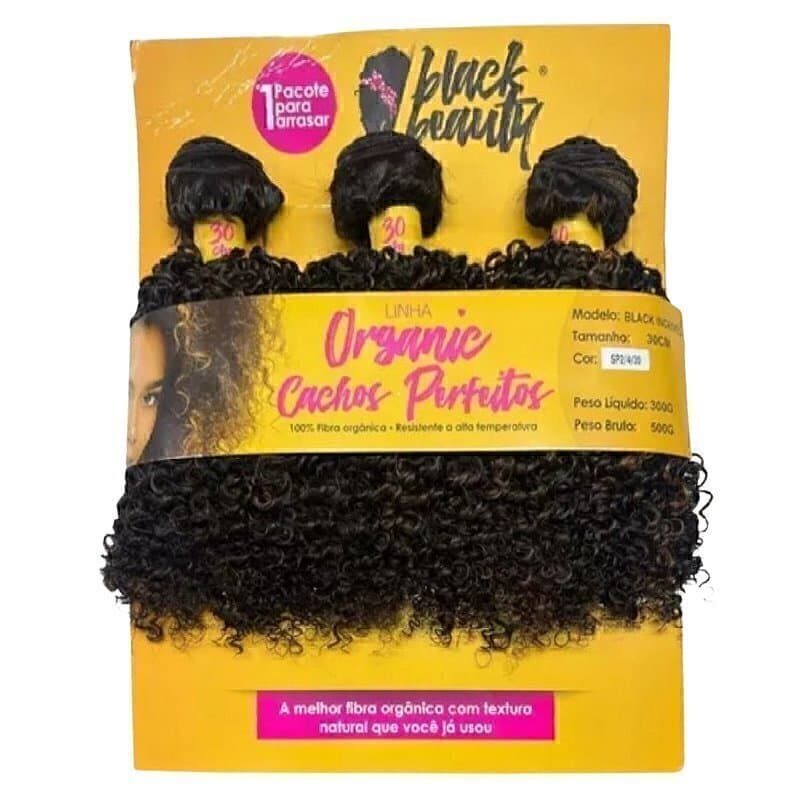 Cabelo Crochet Black Incrivel Orgânico 30cm