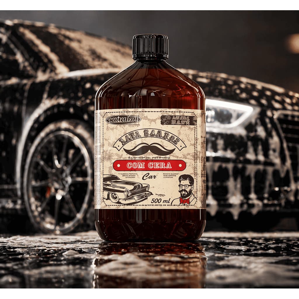 Shampoo Lava Carros Com Cera Men 1 Litro Centralsul