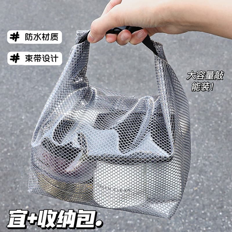Bolsa de armazenamento à prova d'água de grande capacidade, produto, sacola de compras de alto valor, bolsa de higiene p