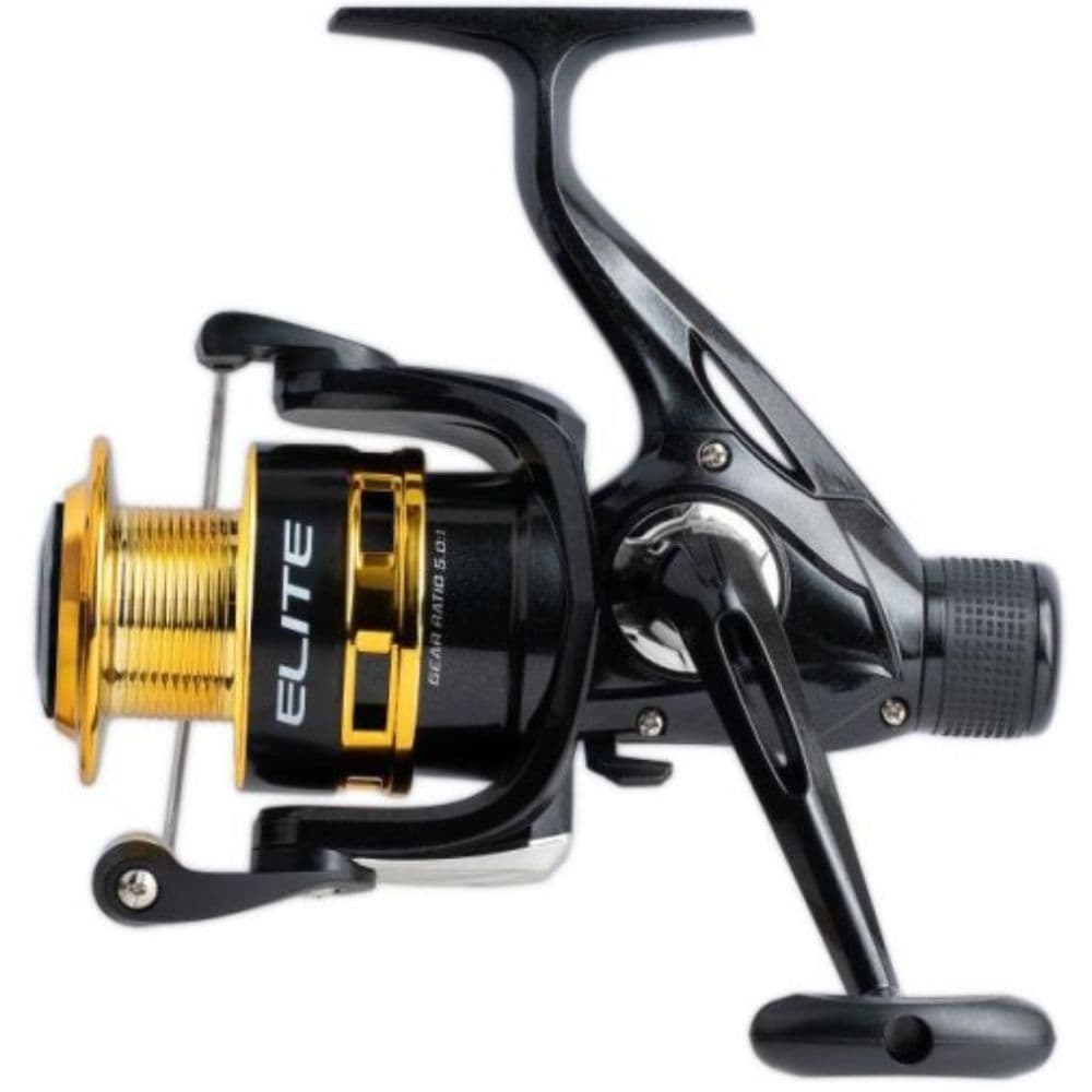 Molinete Marine Sports Elite 2000 Fricção Traseira 5.2:1 Gold Drag 8kg