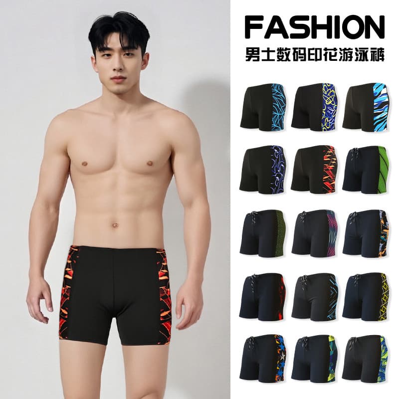 Baiya 2025 novo estilo calção de banho masculino Anti-constrangimento fabricante Boxer primavera quente mais solto calçã