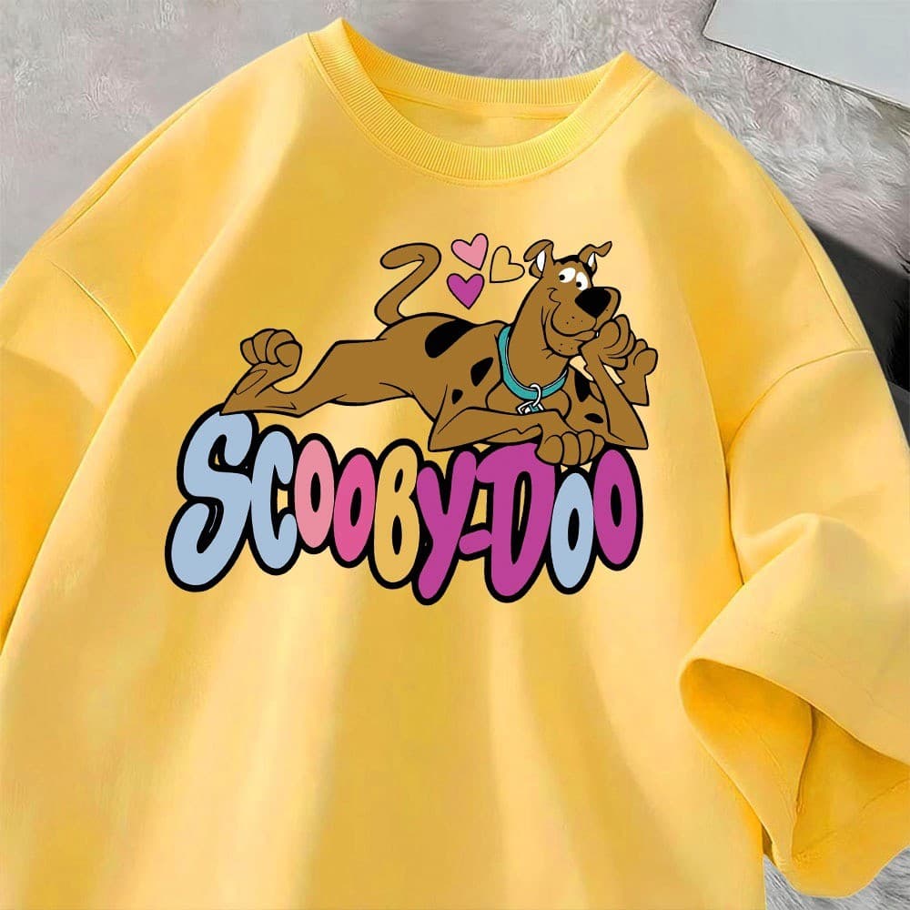 Camisa Feminina Desenho Scooby Doo Camiseta Algodao Premium 30.1 Plus Size Blogueira