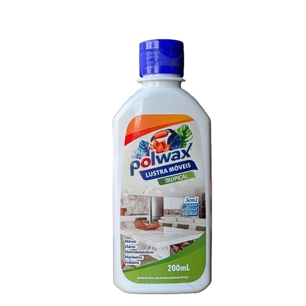 Lustra Móveis Polwax 200 Ml Tropícal Limpa e Protege