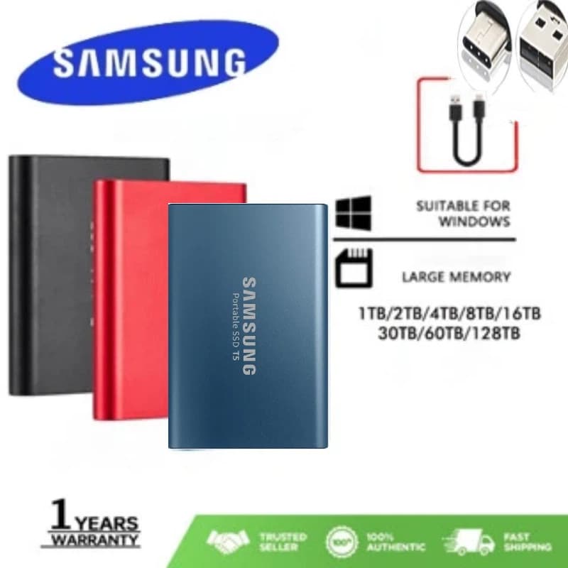 🔥🔥Samsung HD Externos SSD 🔥 8TB/16TB/30TB 🔥 USB3.0 Externo Hard Drive 4TB  Portable Solid State Drive 1TB/2TB HDD