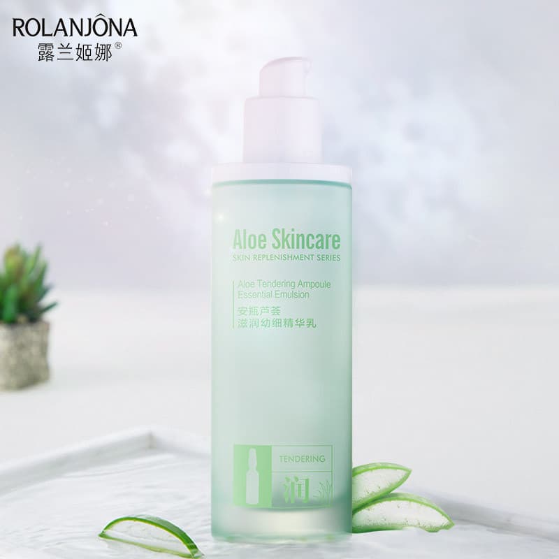 Lu Lanjina Ampola Pequena Aloe Vera Hidratante Jovem Essência Fina Loção Hidratante Hidratante Calmante Diminuir Poros T