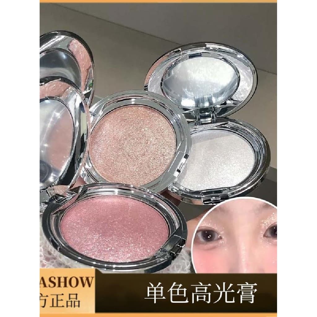 Kakashow monocromático alto brilho creme diamante claro Strobe pérola Flash fino tridimensional brilho picado batata mon