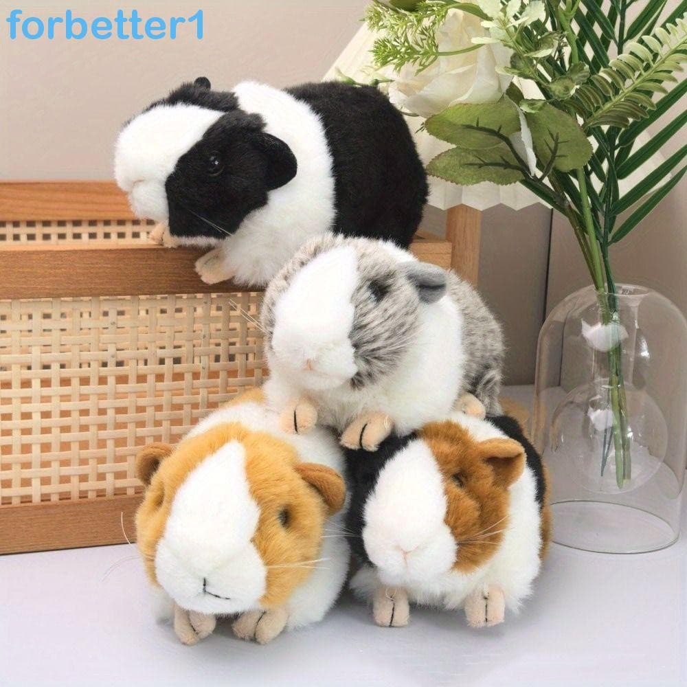 Bonecas De Rato De Pelúcia FORBETTER , Animais Simulação Cobaia Recheada , Fofas Boneca De Hamster De 18 Cm