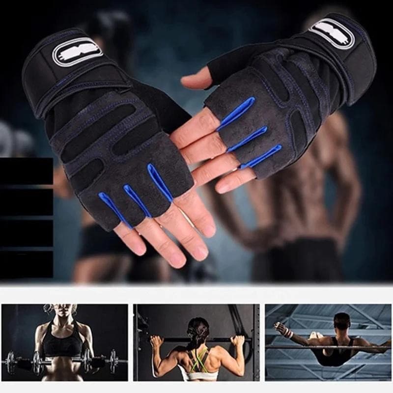 Luvas De Ginástica Fitness Levantamento De Peso Corpo Treinamento Esportes Exercício Ciclismo Esporte Treino Luva Para H
