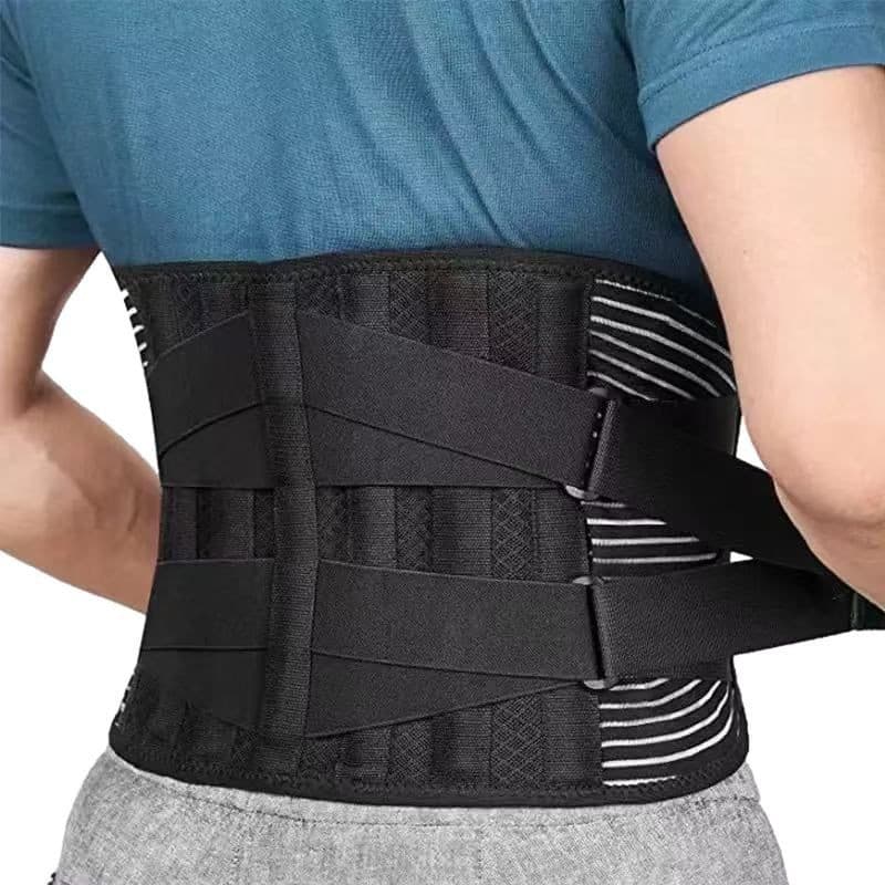 Cinto de apoio lombar elástico dupla compressão esportes cinto agachamento Fitness cinto cintura tensão muscular