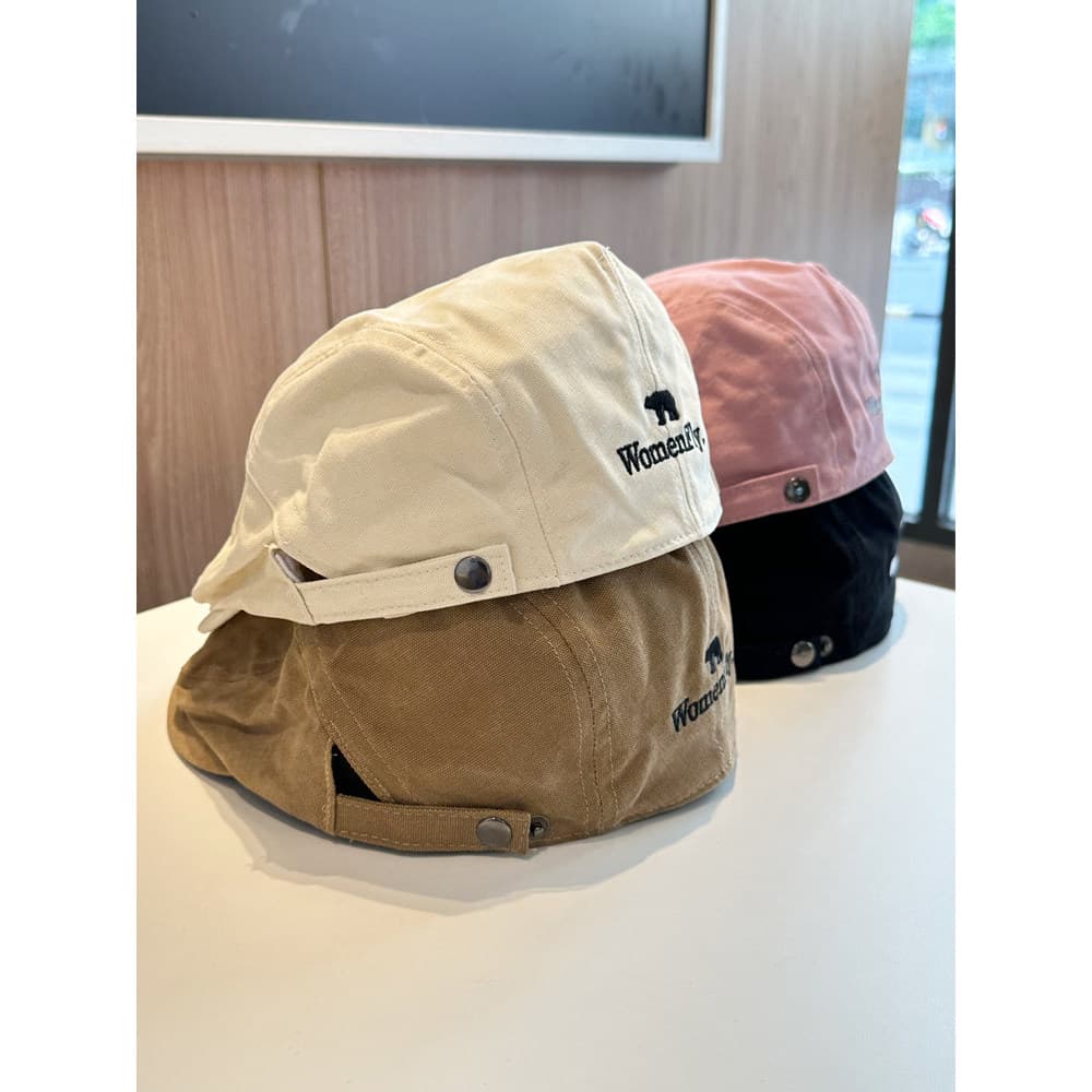 Chapéu para frente masculino exclusivo, roupa reversa, retrô, roupa de rua, urso Polar, roxo, circunferência da cabeça g