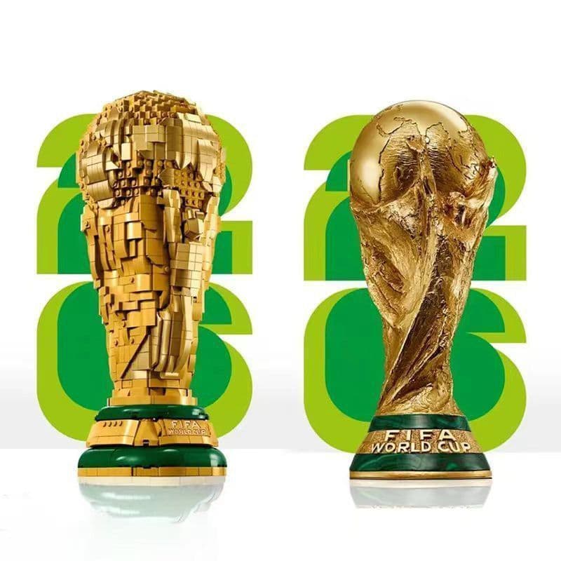 2500 pçs Lego blocos de construção copa do mundo Hercules copo liga futebol troféu fã coleção ornamentos brinquedo pres