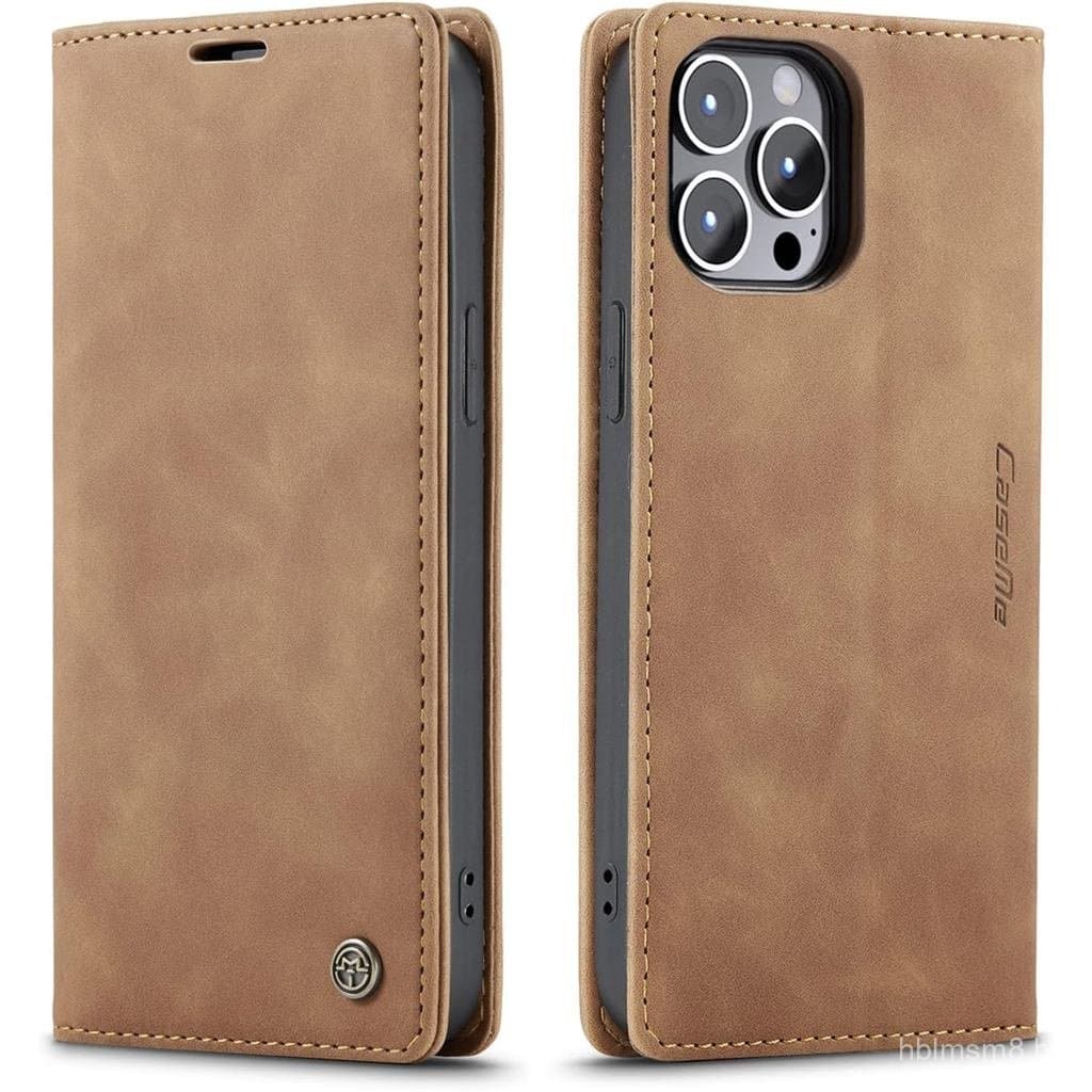 Capa de Couro SINIANL para 13 Pro Max, Capa Dobrável com Suporte Magnético, Porta-Cartões, Capa Protetora para 13 Pro Ma